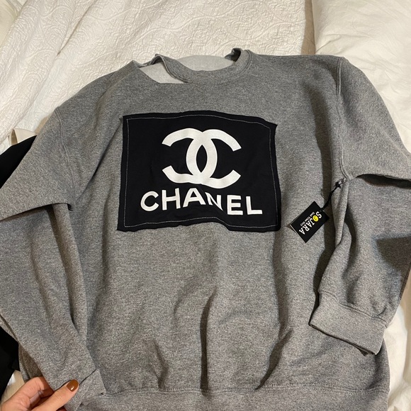 Tops | Vintage Chanel Sweatshirt Sojara 